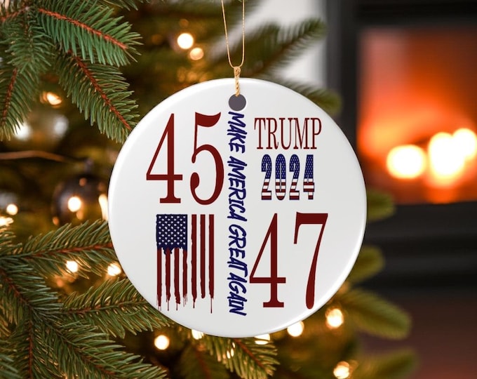 Trump 45/47 2024 Ornament