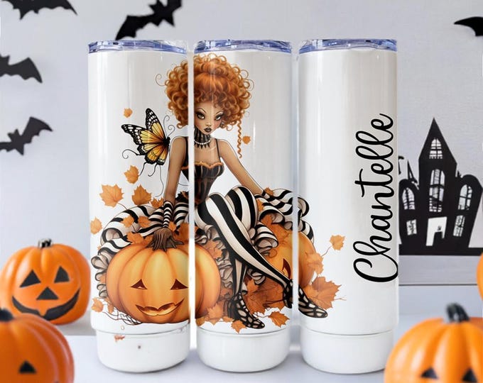 Customizable Halloween Fae Tumblers