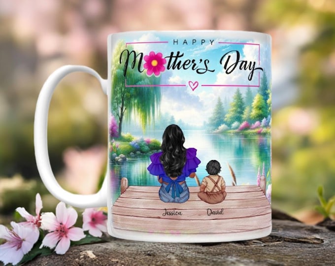 Mother and Children Customizable Mother's Day Mug