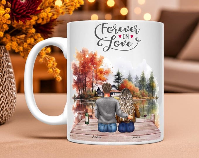 Couple In Love Customizable Fall Mug