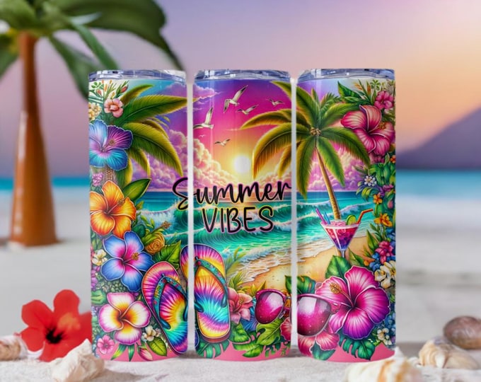 Summer Vibes Tumblers (2 styles)