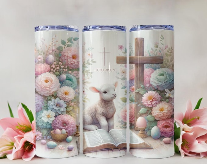 He is Risen Easter Tumbler