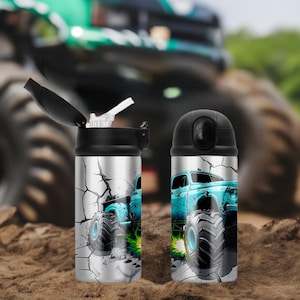 Monster Truck Water Bottles