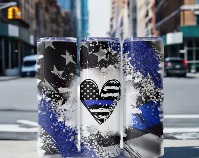 Back the Blue Tumblers