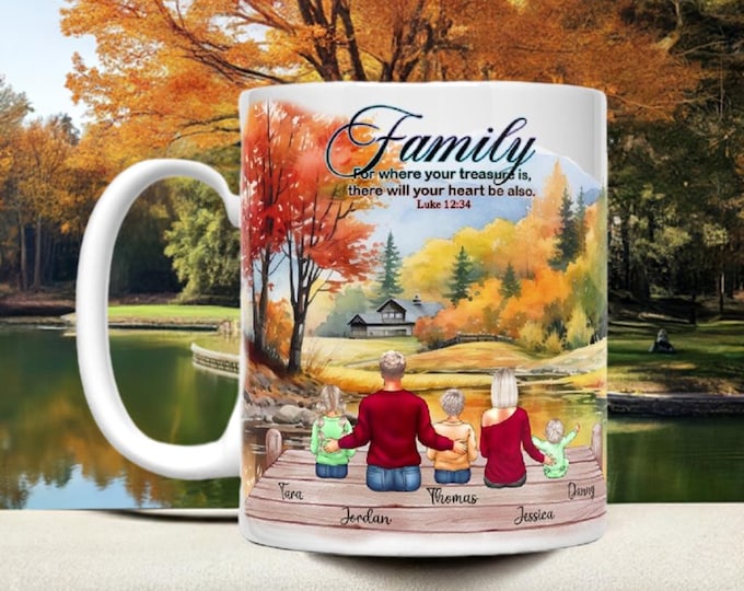 Fall Family Customizable Mug