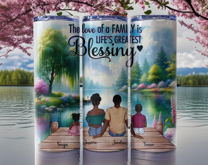 Spring Family Customizable Tumbler