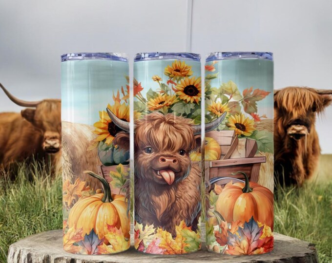 Fall Highland Cow (10 variations)