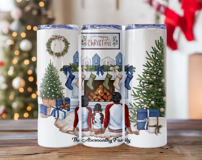 Family Christmas Customizable Tumbler