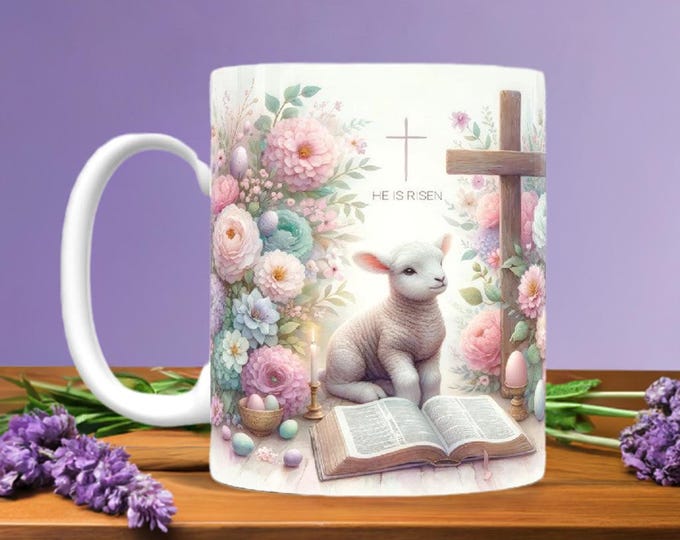 He is Risen Easter Mug