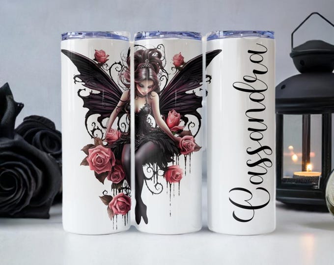 Customizable Black Pixie Tumblers