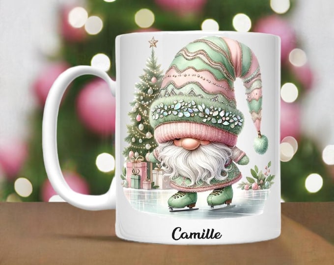 Personalized Gnome Mug (8 gnome designs)
