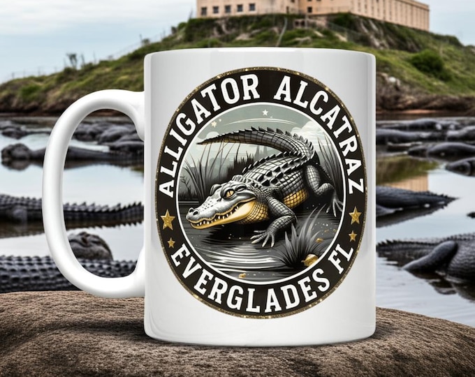 Alligator Alcatraz Seal Mug 2