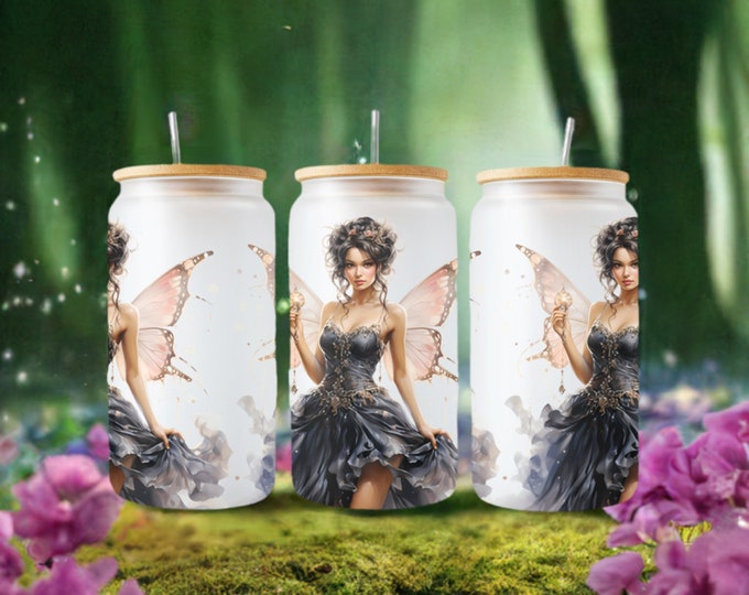 Fairy Frosted Glass Cans (6 variations)
