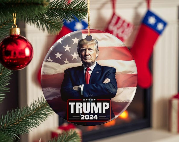 Trump 2024 Christmas Ornament