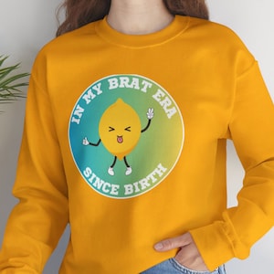 Brat Era Retro Sweatshirt: 1980s Style Unisex Crewneck