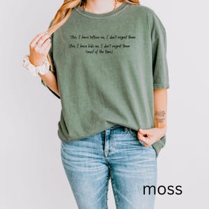 Tattoo Mom T-shirt: No Regrets, Funny Tattoo Lover Tee