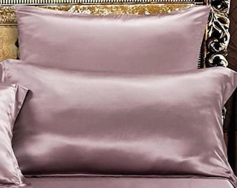 Both Sides 100% Mulberry Silk Pillow Case For Hair and Skin | Square, Standard, Queen, King Size | Pack Of 2