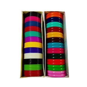Plastic bangles for silk thread sale