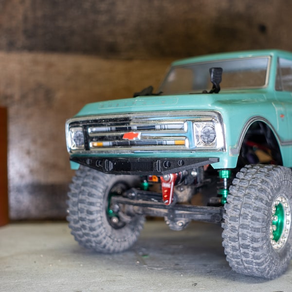 Custom 3D Printed Axial SCX24 C10 Front & Rear Bumper Upgrade Set