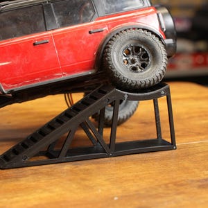 Rampa de articulación flexible a escala para Crawlers RC a escala 1/18 y 1/24