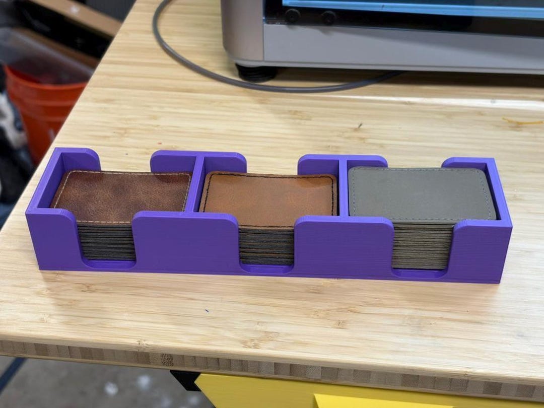 3x2 Leather Patch Storage Organizer – Holds 60+ Engravable Patches - Etsy