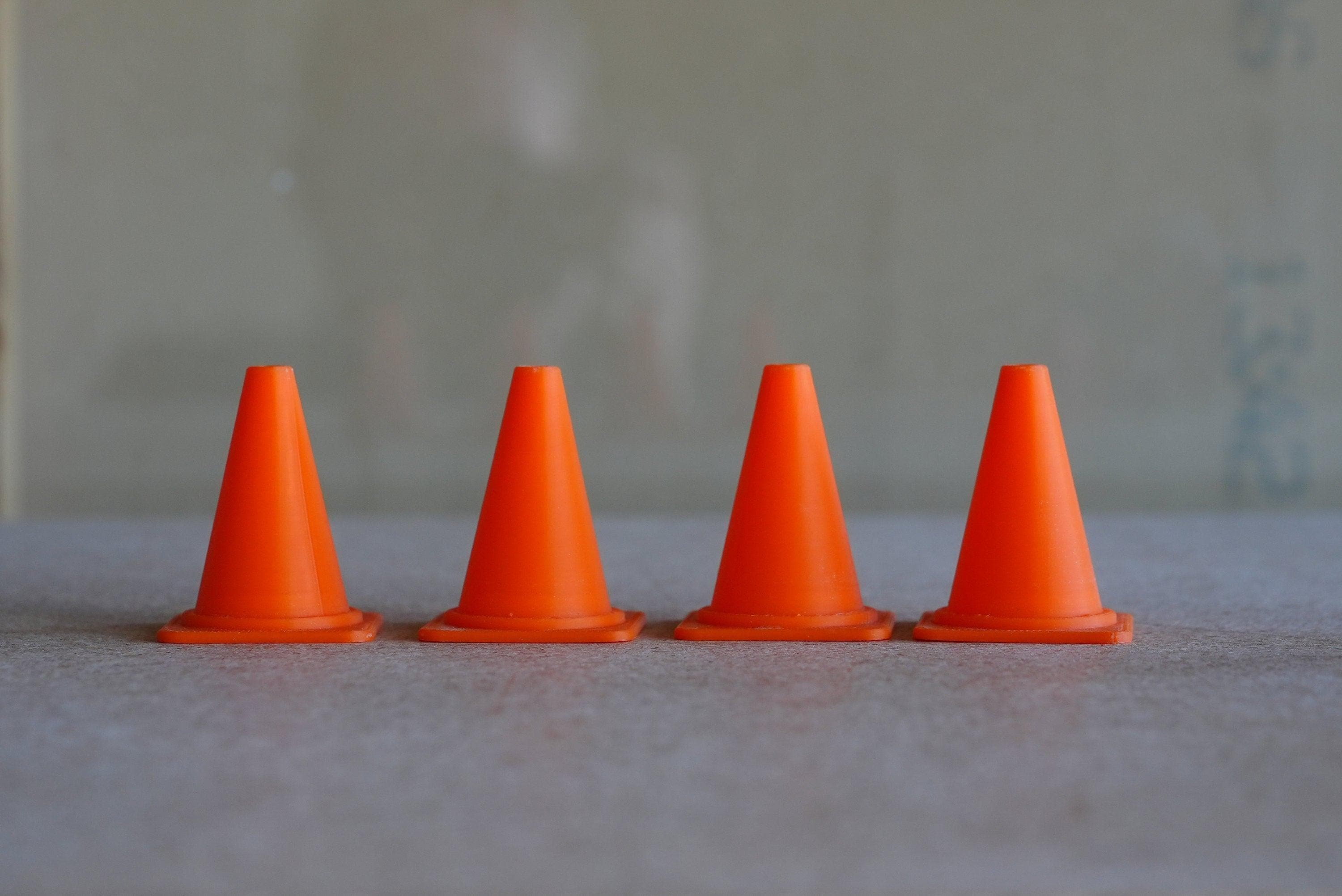 Stackable RC Mini Traffic Cones – Set of 4 Racing Course Accessories - Etsy