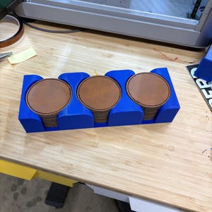 2.5" Leather Patch Storage Organizer – Holds 60+ Engravable Patches