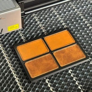 xTool 3x2 Leather Patch Jig, 3D Printed Jig, Laser Engraver Jig
