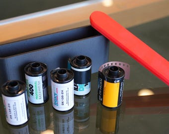 35mm Film Canister Holder – Holds 5 Rolls, Photography Accessory