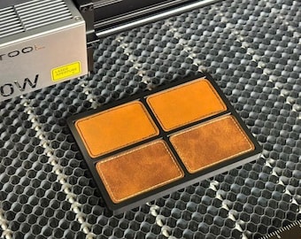 xTool 3x2 Leder Patch Jig, 3D gedruckte Jig, Laser Engraver Jig