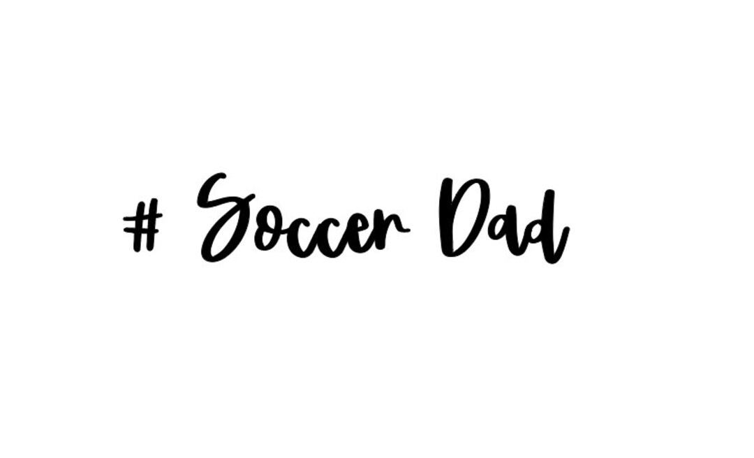 Soccer Dad Car Window Decals Etsy