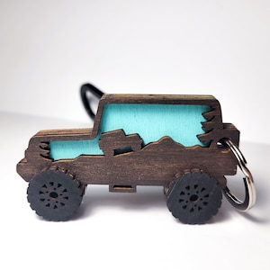 Rugged Vehicle Keychain / Personalized