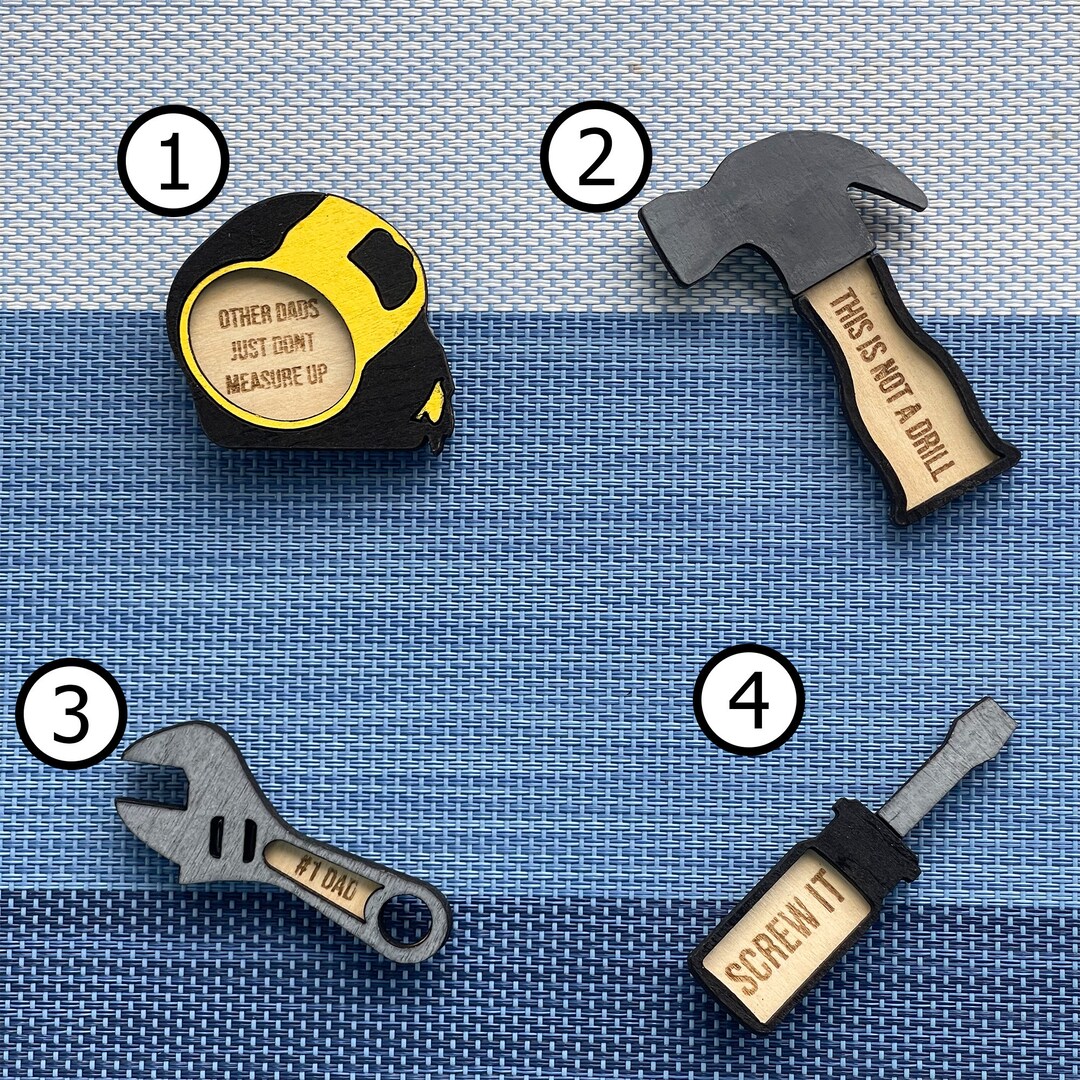 Fathers Day Tool Box / Measuring Tape / Hammer / Wrench