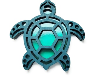 Sea Turtle Magnet, Unique Magnet, Animal Theme Magnet