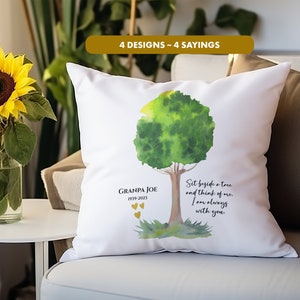 Memorial Pillow Remembrance Gift, In Loving Memory Grandma Father Mother Son Daughter, Loss of Parent Gift, Unique Memorial Gift for Mom Dad