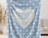 Personalized Blanket Gift for Mom Grandma, Soft Custom Blanket, Mother’s Day Gift Love Message Blanket Grandma Valentines Day Name Blanket,