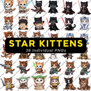 Gatos estrella - Imágenes PNG