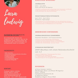 CV template