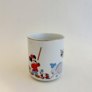 Vintage Walt Disney World Mug - Mickey Mouse, Dumbo, Goofy, Pinocchio, Thumper, Donald Duck, Pluto image 6