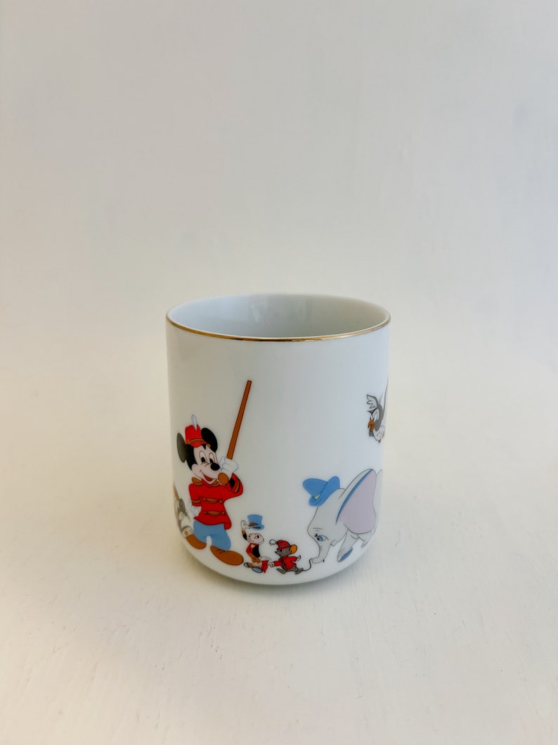 Vintage Walt Disney World Mug - Mickey Mouse, Dumbo, Goofy, Pinocchio, Thumper, Donald Duck, Pluto image 6