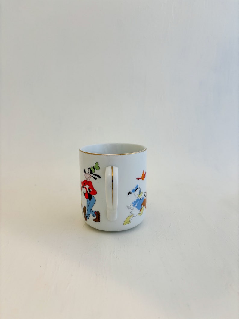 Vintage Walt Disney World Mug - Mickey Mouse, Dumbo, Goofy, Pinocchio, Thumper, Donald Duck, Pluto image 3