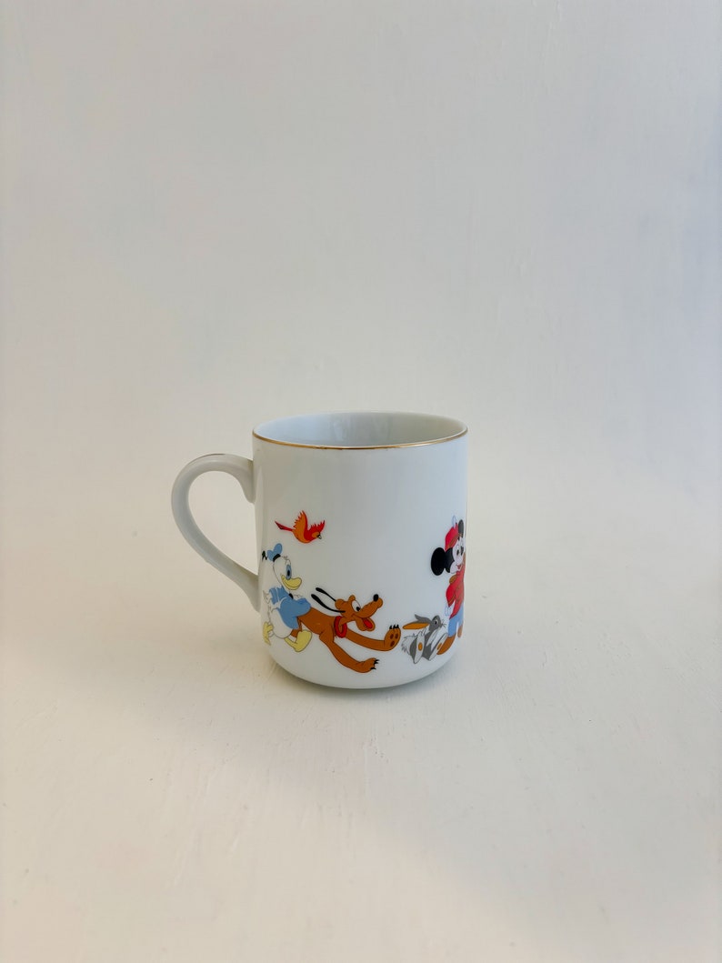 Vintage Walt Disney World Mug - Mickey Mouse, Dumbo, Goofy, Pinocchio, Thumper, Donald Duck, Pluto image 5