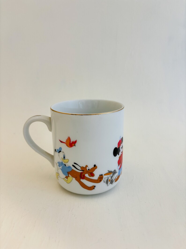 Vintage Walt Disney World Mug - Mickey Mouse, Dumbo, Goofy, Pinocchio, Thumper, Donald Duck, Pluto image 9