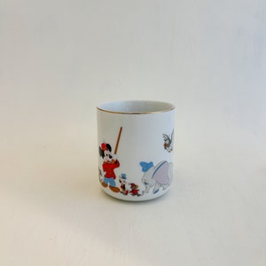 Vintage Walt Disney World Mug - Mickey Mouse, Dumbo, Goofy, Pinocchio, Thumper, Donald Duck, Pluto image 2