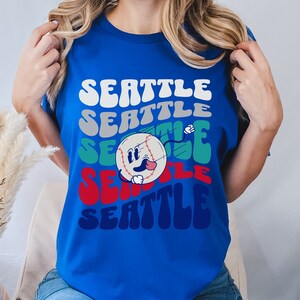 Retro Seattle Baseball Shirt, Seattle Shirt, Seattle Gift, Baseball Lover Gift, Mariners Shirt, Baseball Shirt, Mariners Fan, Gift for Her