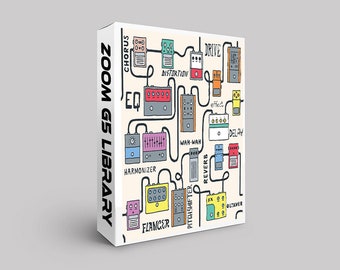 578 Patches ZOOM G5 Multi Effects. Tone Preset library