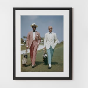 Vintage Golf Gentlemen – Retro Sports Photography Wall Art, Country Club Style Décor, Old Money WallArt, Vintage Photography Print
