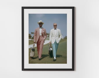 Vintage Golf Wall Art - Retro Country Club Photography Print | Old Money Lifestyle Decor