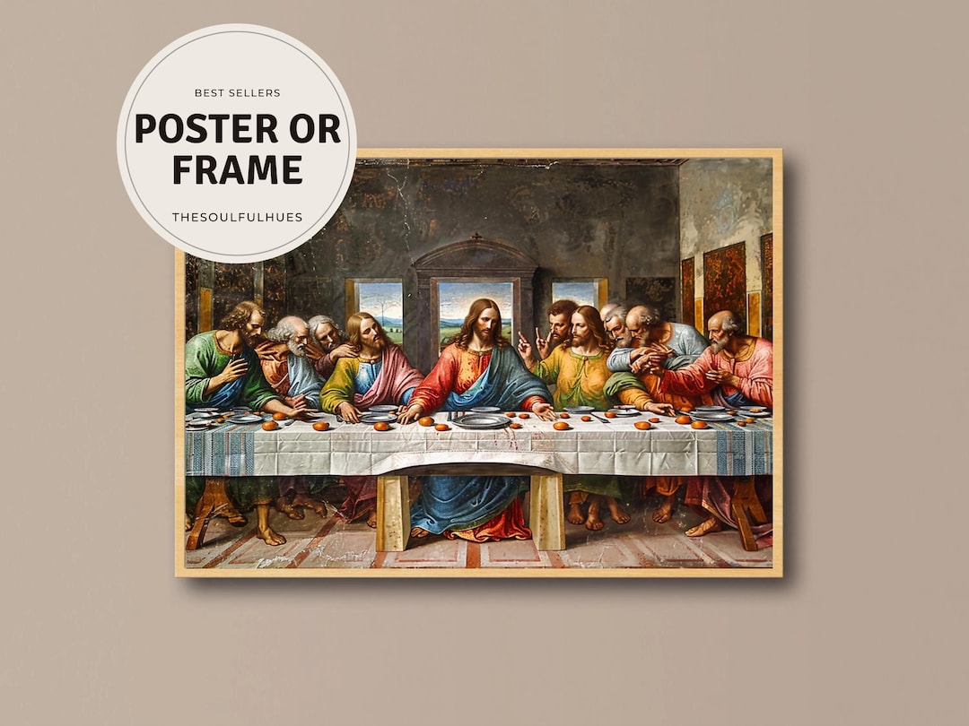 The Last Supper Wall Art - Leonardo Da Vinci Giclée Print | Classic ...