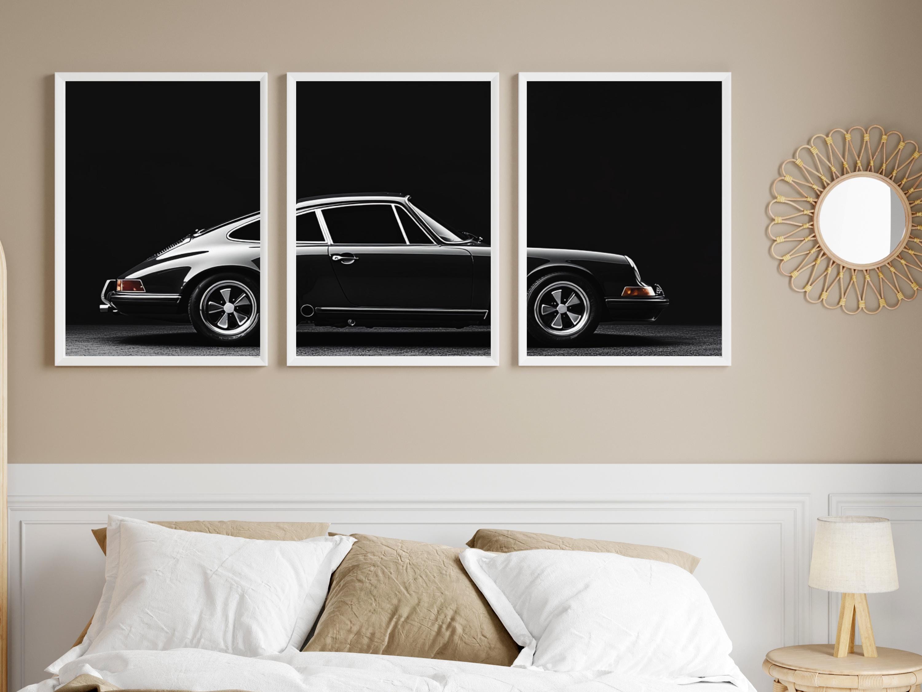 Porsche 911 Triptych Wall Art - Classic Car Photography Print Set